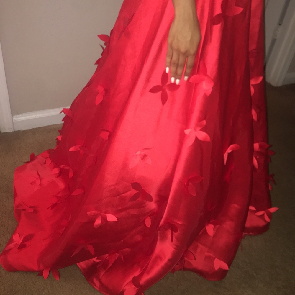 Red Prom Dress - Picture 3 of 8